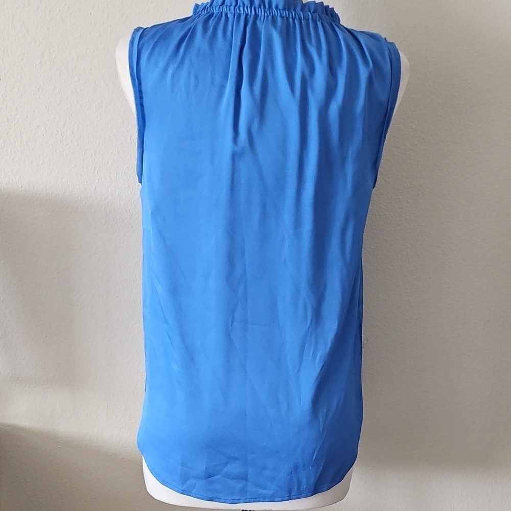 Ann Taylor Vibrant Blue Sleeveless Blouse - Picture 3 of 8